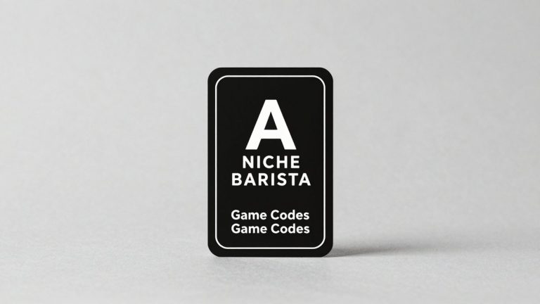 A Niche Barista Game Codes: Active Codes Guide